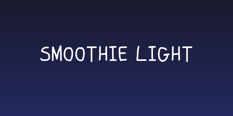 Smoothie Light Social Header