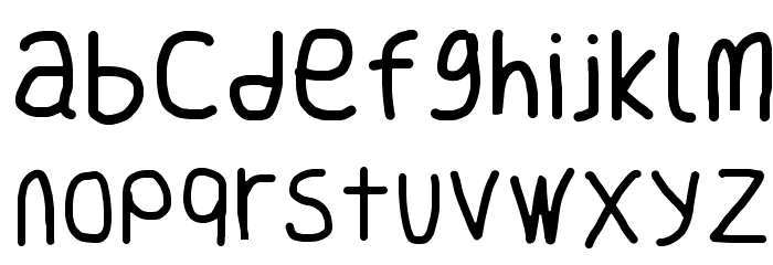 Smoothie Light Font LOWERCASE