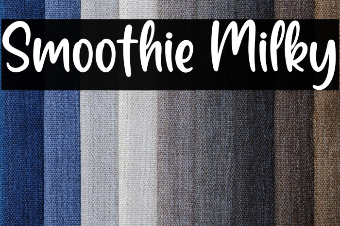 Smoothie Milky Example 1