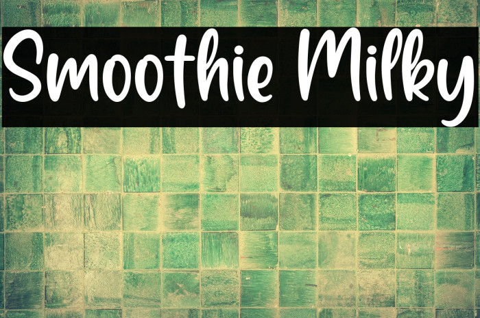 Smoothie Milky Example 2