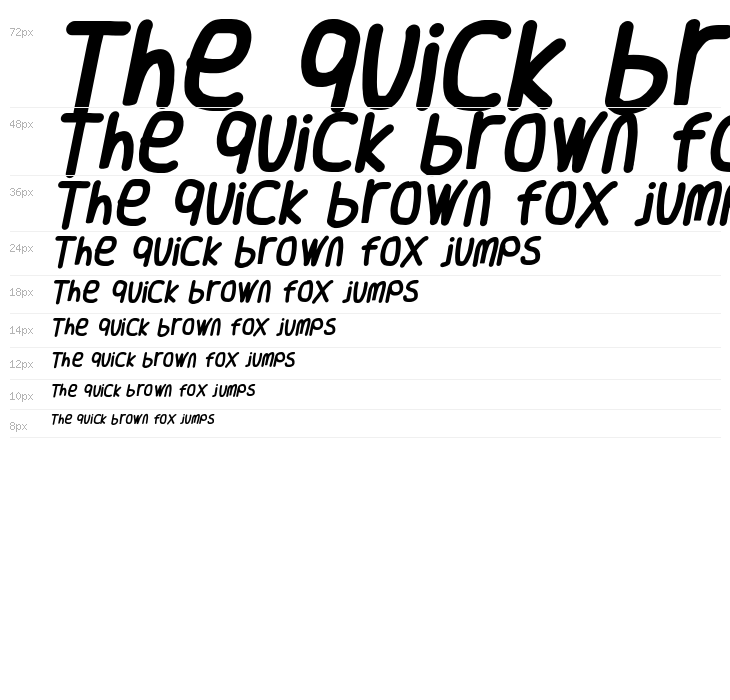 Smoothie SemiBold Italic Waterfall