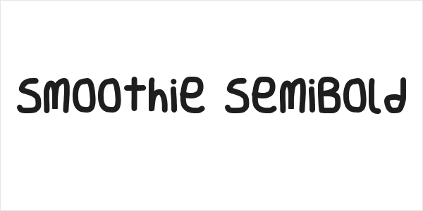 Smoothie SemiBold Logo