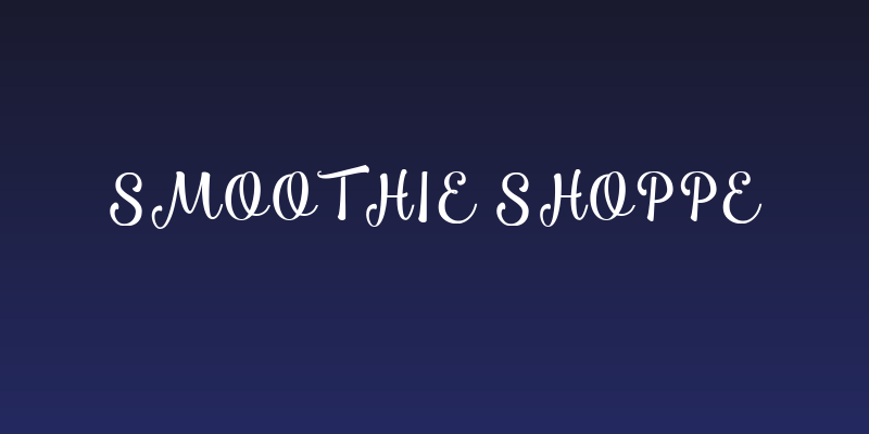 Smoothie Shoppe Social Header