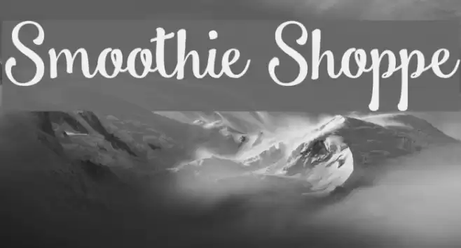 Smoothie Shoppe Font examples