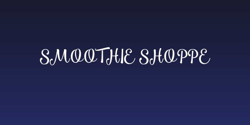 Smoothie Shoppe Social Header