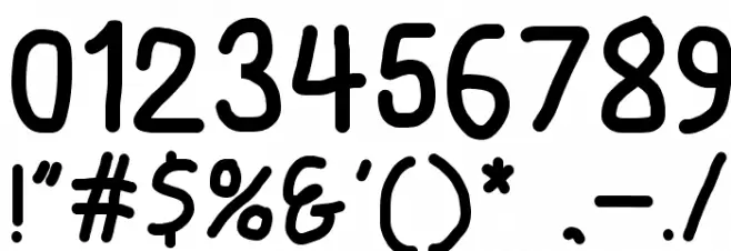 Smoothie Font OTHER CHARS