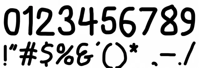 Smoothie Font OTHER CHARS