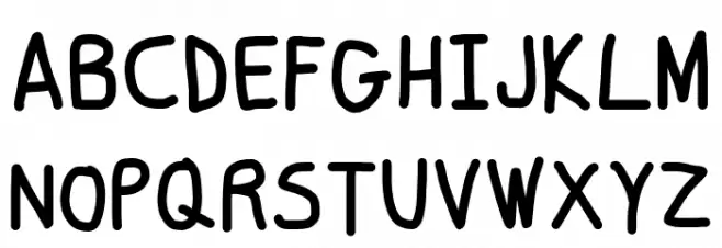 Smoothie Schriftart Groß