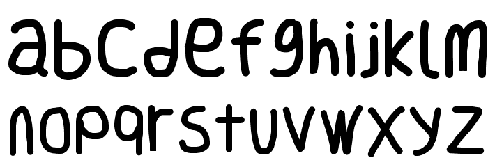 Smoothie Font LOWERCASE