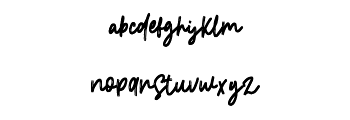 SmoothiesBucket Font LOWERCASE