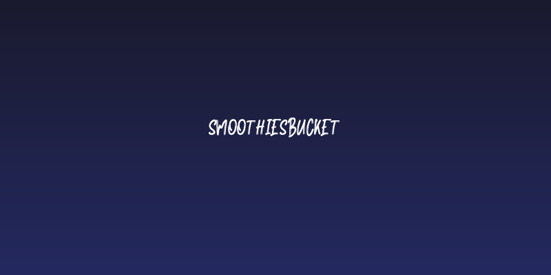 SmoothiesBucket Social Header