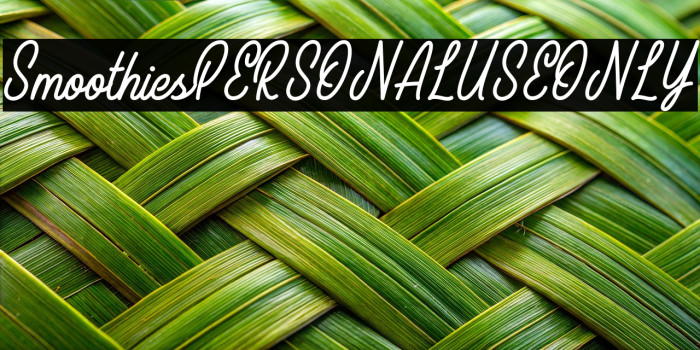 SmoothiesPERSONALUSEONLY Example 2