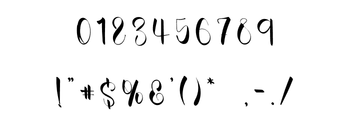 Smoothing Font OTHER CHARS