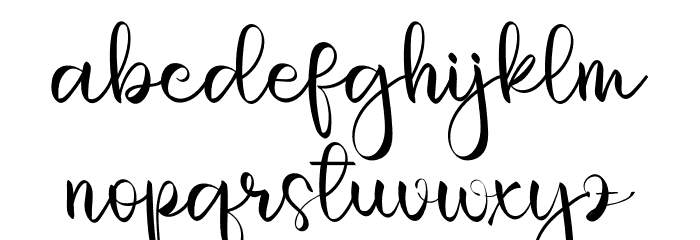 Smoothing Font LOWERCASE