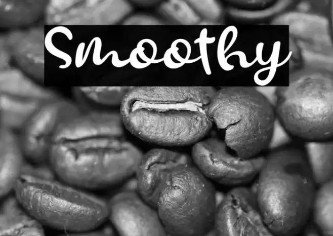 Smoothy Font examples