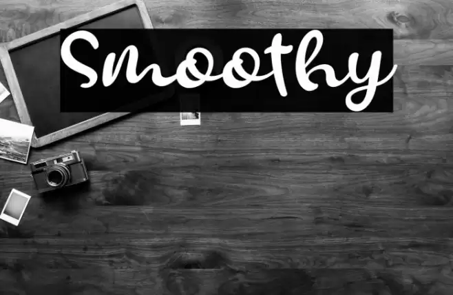 Smoothy Font examples