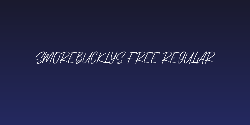 Smorebucklys Free Regular Social Header
