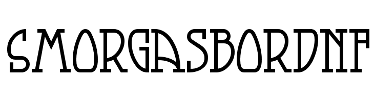 SmorgasbordNF  baixar fontes gratis