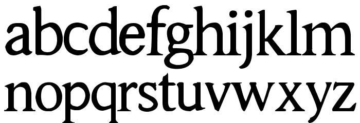 Smorgasbord Font LOWERCASE