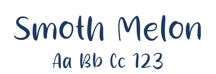 Smoth Melon Font Preview