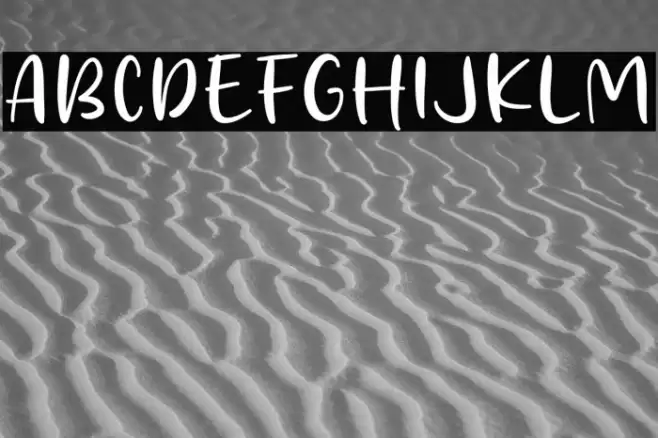 Smoth Melon Fonte examples