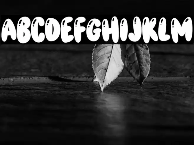 Smothy Bubble Font examples