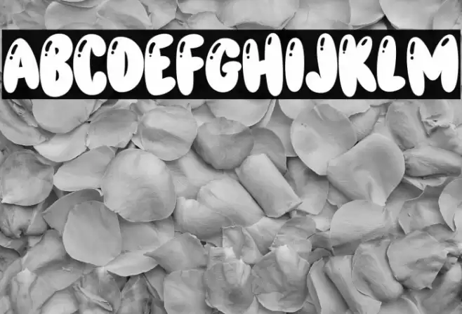 Smothy Bubble Font examples