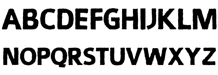 Smuckers-Bold Font LOWERCASE