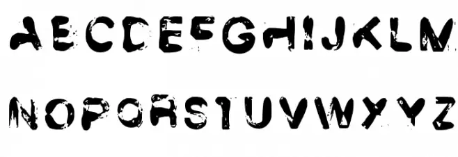 Smudge Demo Regular Schriftart Groß