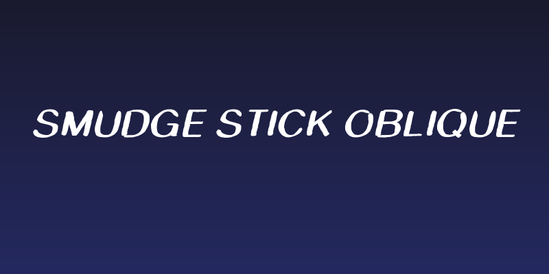 Smudge Stick Oblique Social Header