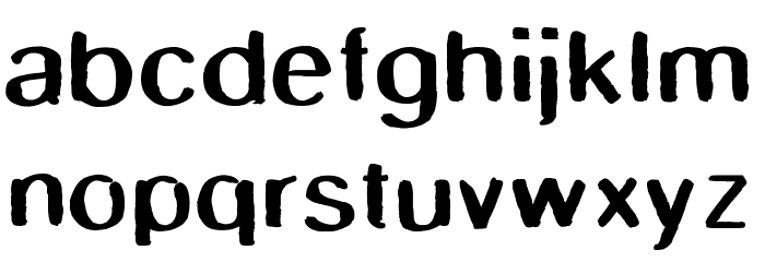 SmudgeStick Font LOWERCASE