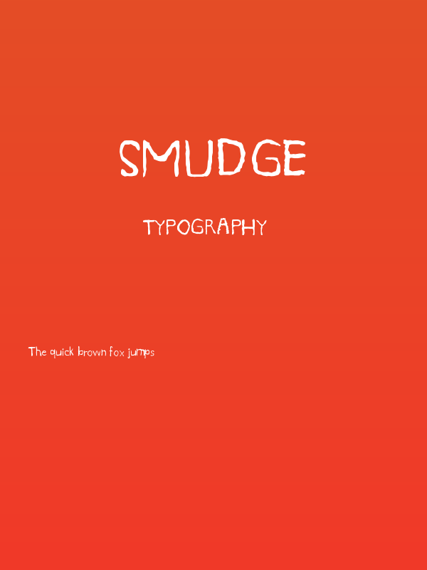 Smudge Poster