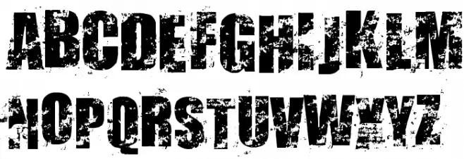 Smudgers!` Шрифта ВЕРХНИЙ