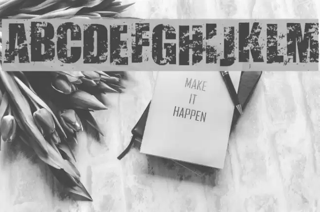 Smudgers!` Schriftart examples