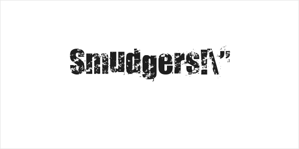 Smudgers!" Logo