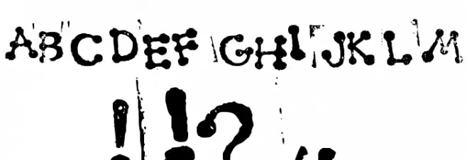 Smudgy Dot Stamps Font OTHER CHARS