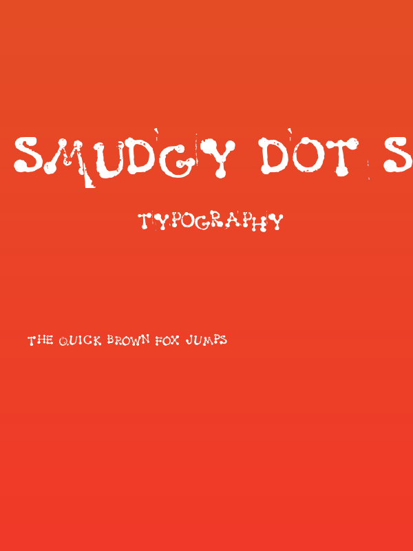 Smudgy Dot Stamps Poster