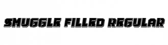 Smuggle Filled Regular  Frei Schriftart Herunterladen