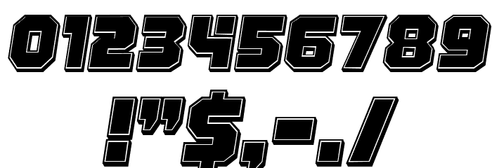 Smuggle Filled Regular Font OTHER CHARS