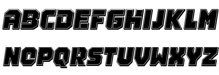 Smuggle Filled Regular Font LOWERCASE