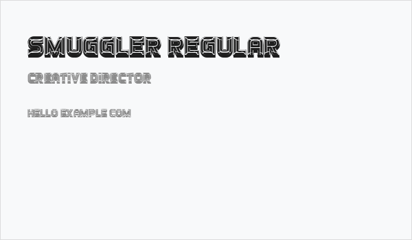Smuggler Regular Business Card
