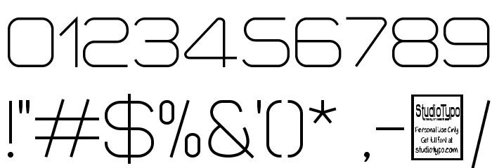 Smush Light Font OTHER CHARS