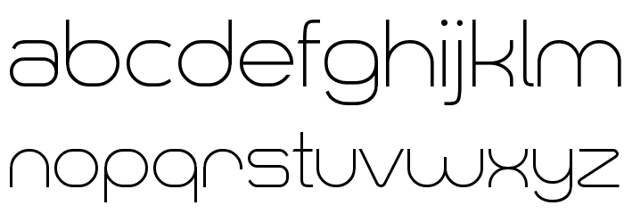 Smush Light Font LOWERCASE