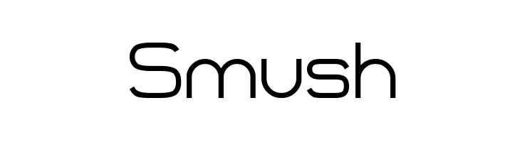 Smush Font