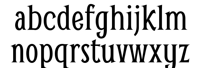 Smythe Font LOWERCASE