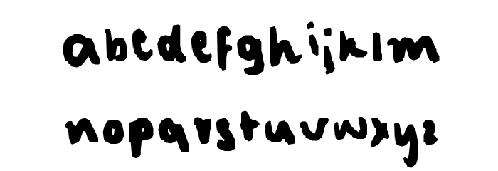 small Font LOWERCASE