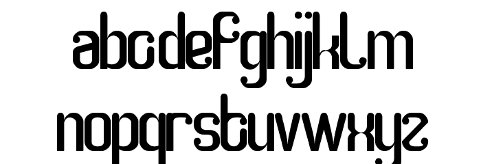 smart watch Font LOWERCASE