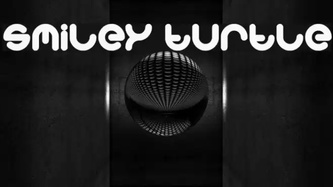 smiley turtle Font examples