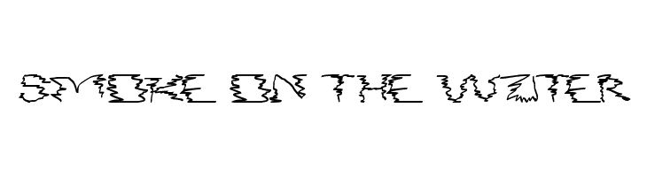 smoke on the water  font caratteri gratis
