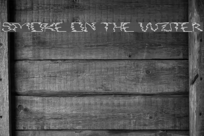 smoke on the water Font examples